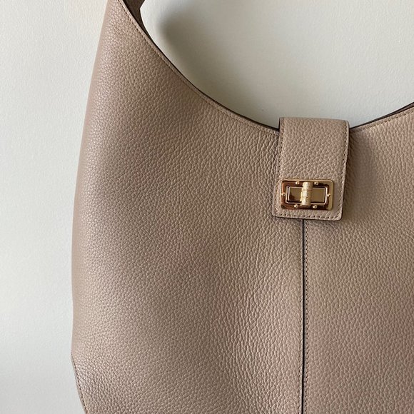 Geox Beige Leather Tote Bag - Picture 7 of 7